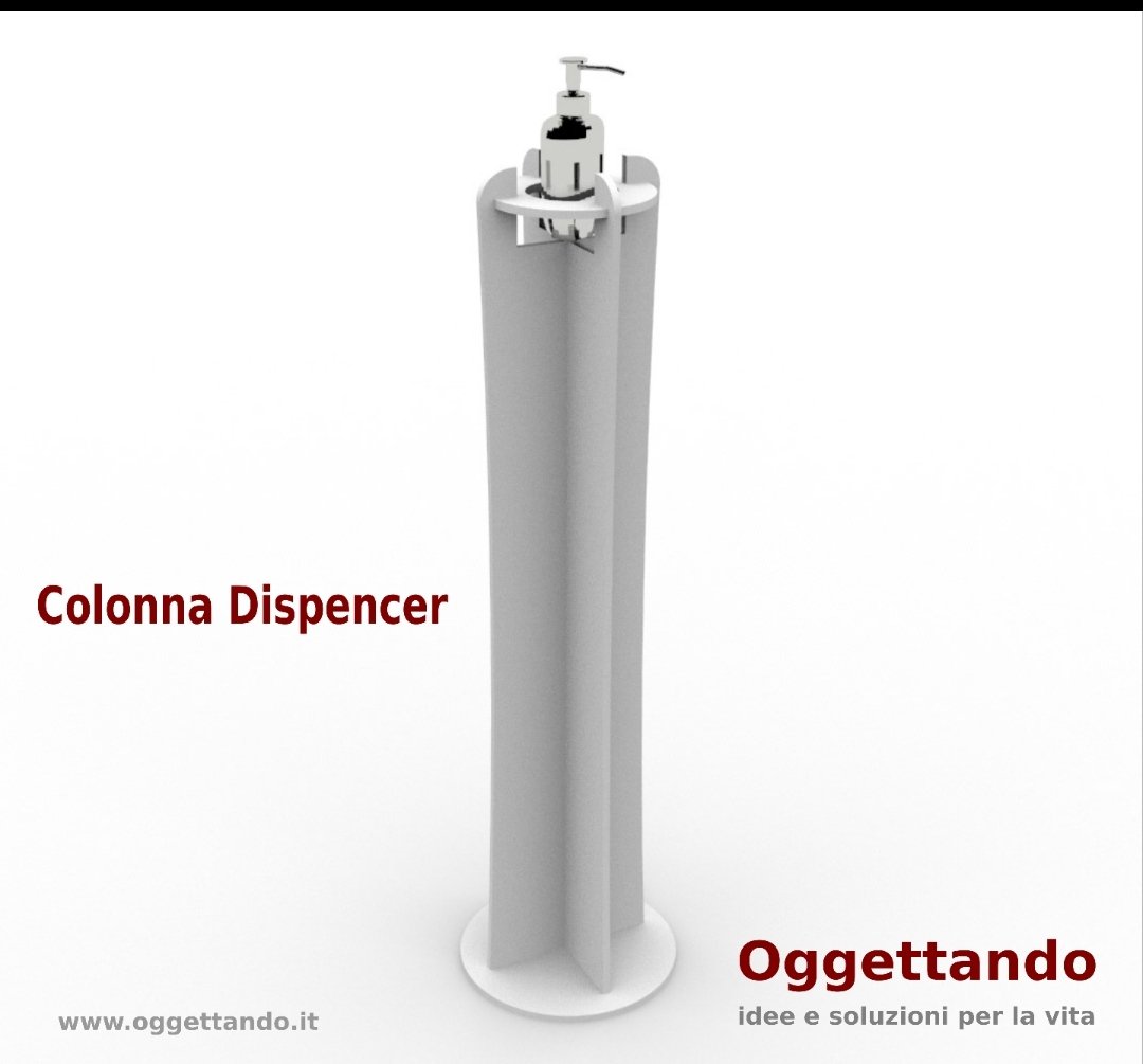 colonnina_dispencer_oggettando colonnina portadispenser